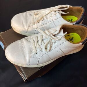 Florsheim White Kids Leather Sneakers